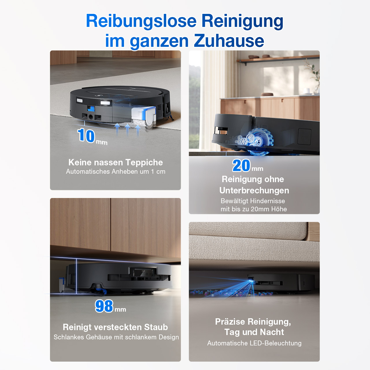 ECOVACS Deebot T80 Omni črn Robotski sesalnik