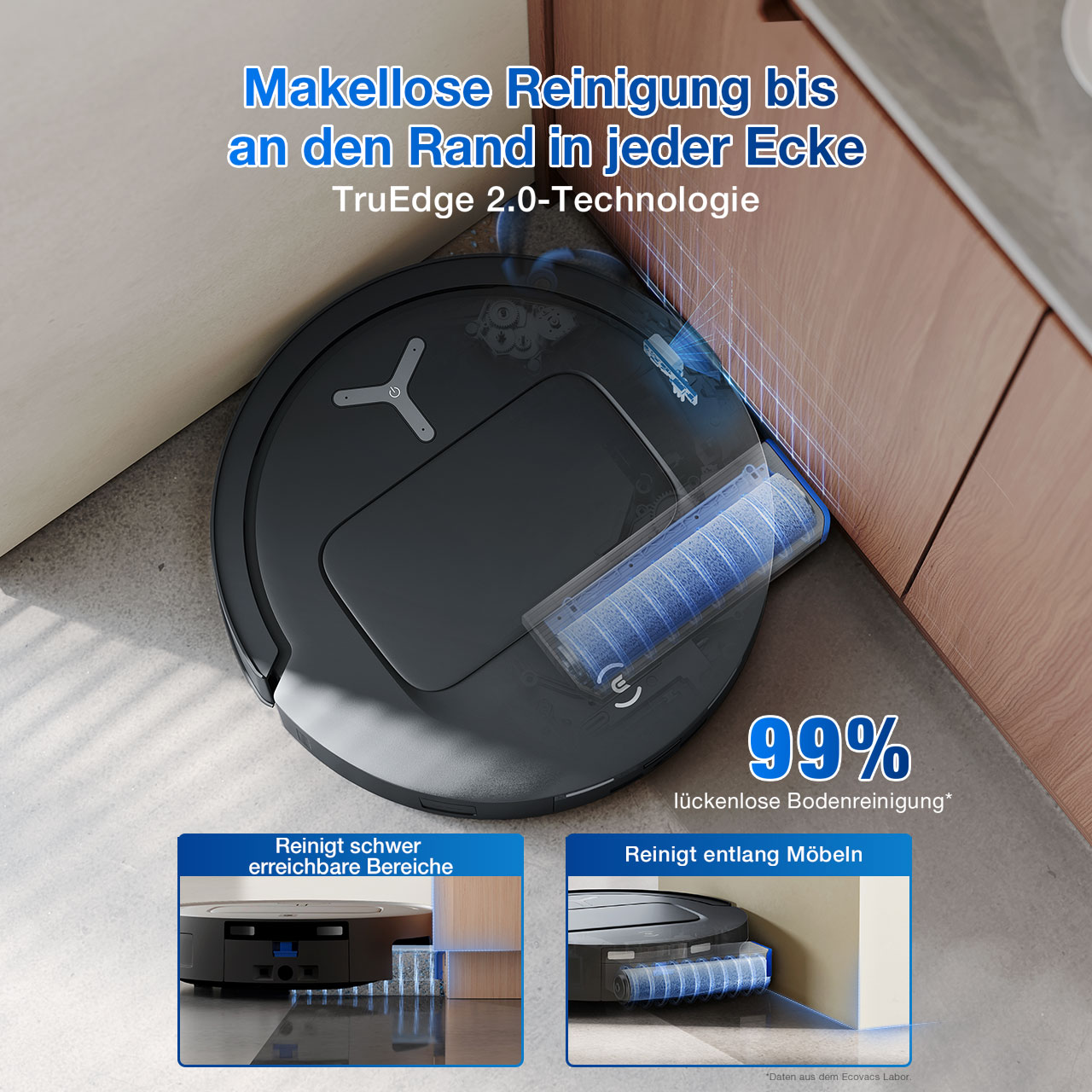 ECOVACS Deebot T80 Omni črn Robotski sesalnik
