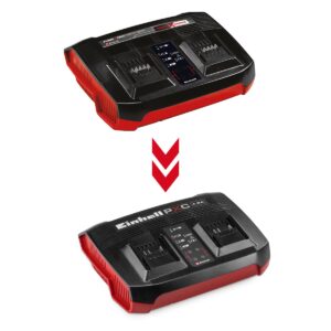 Einhell Power-X-Twincharger 4A dvojni polnilnik