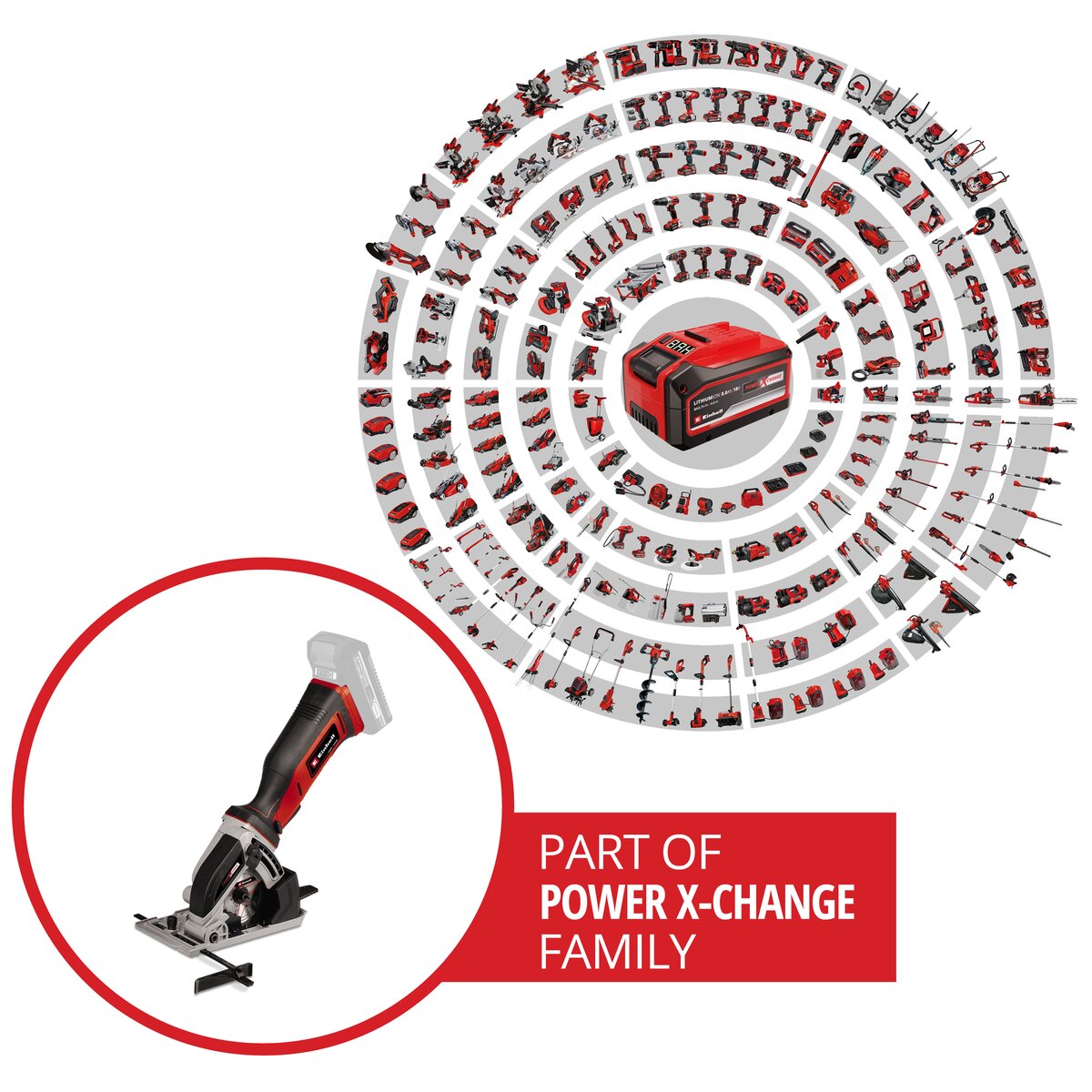 Einhell TE-CS 18/89 Li - Solo Aku mini ročna krožna žaga