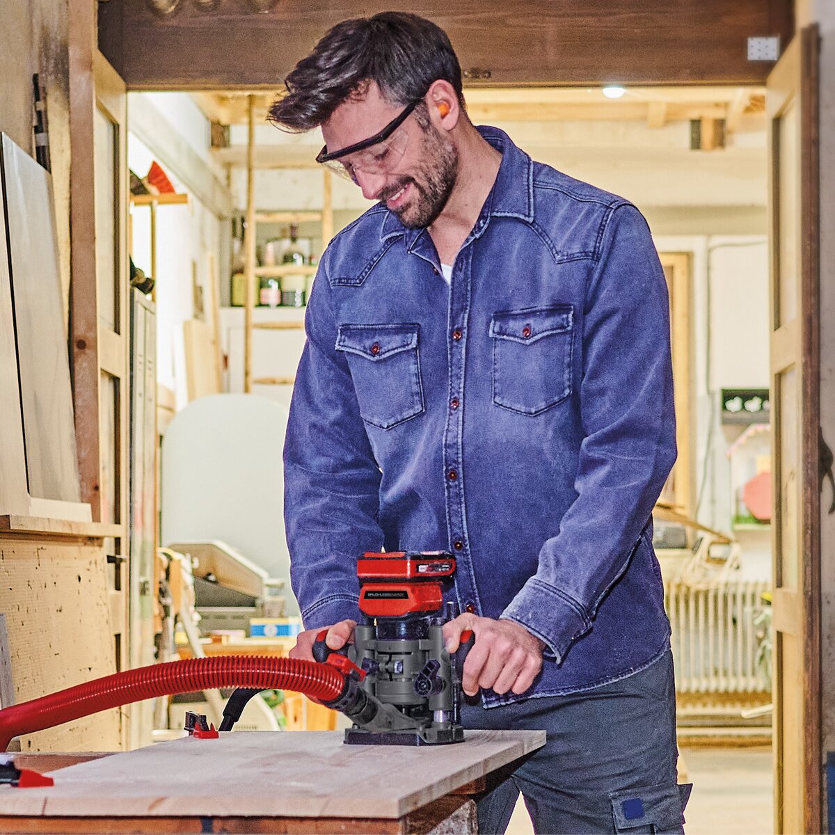 Einhell TP-RO 18 Li BL - Solo Akumulatorski namizni rezkalnik