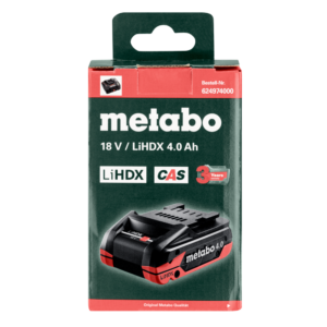 METABO Baterijski paket LiHDX 18 V - 4,0 Ah (624974000)