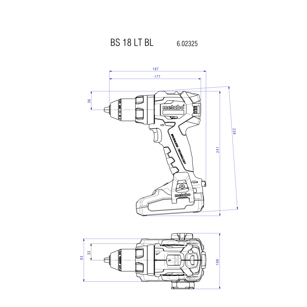METABO Combo Set 2.8.4 18V (685196000) Baterijski stroj v kompletu