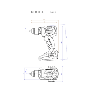 METABO Combo Set Gradbeni 4.3 (685214000) KOMPLET ORODJA