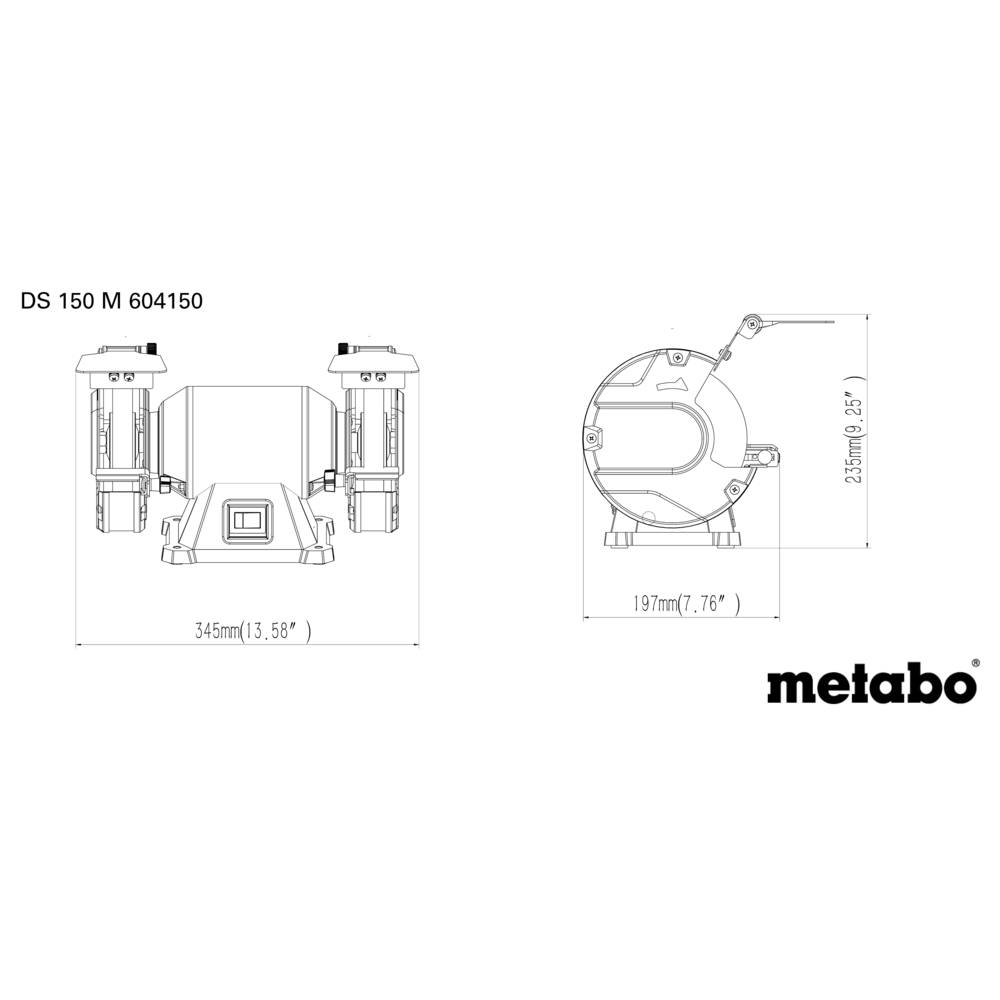 METABO DS 150 M (604150000) Mizni brusilnik