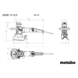 METABO KFMV 17-15 F (601770500) ROBILNIK