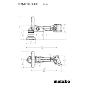 METABO KFMVB 18 LTX 4 RF (601769840) BATERIJSKI ROBILNIK