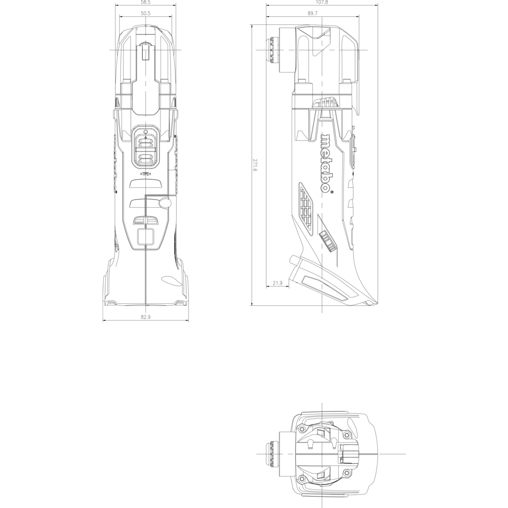 METABO MT 18 LTX (613021840) BATERIJSKO VEČNAMENSKO ORODJE