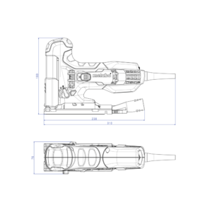 METABO STE 100 Quick (601100000) VBODNA ŽAGA