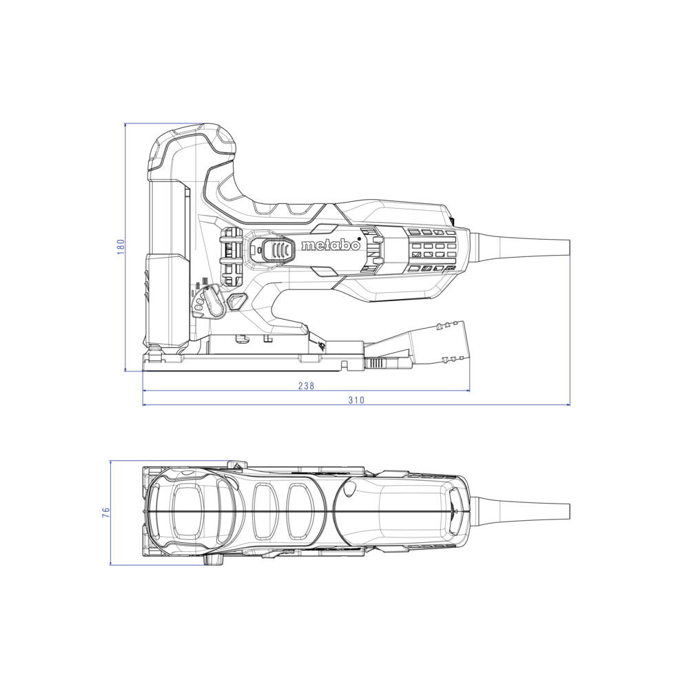 METABO STE 100 QUICK (601100500) VBODNA ŽAGA