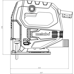METABO STEB 65 Quick (601030000) VBODNA ŽAGA