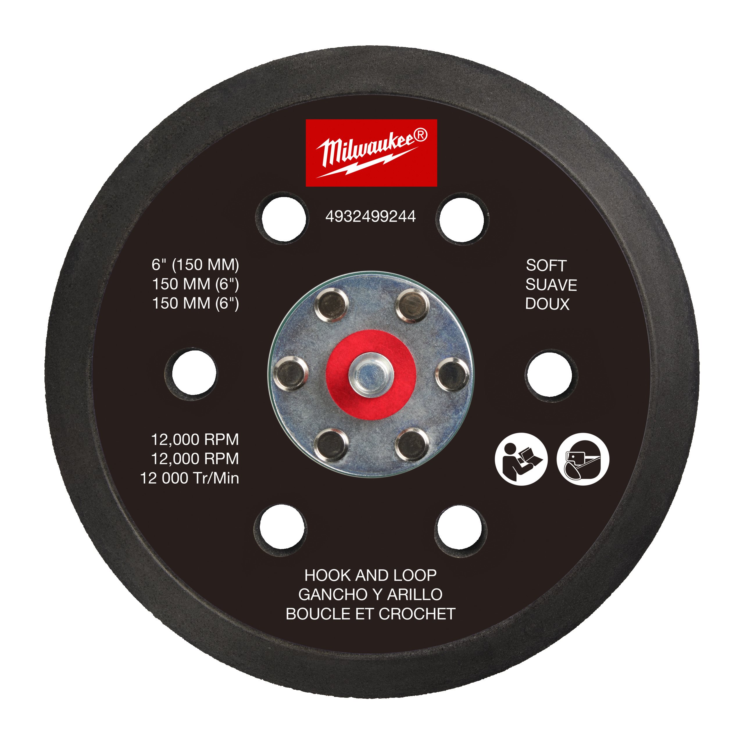 Milwaukee FROSBPSH150 brusilni krožnik 150 mm (ježek, mehak)