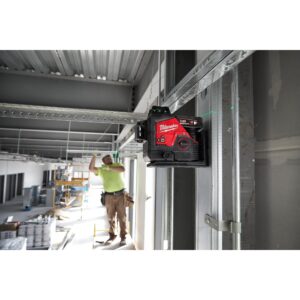 Milwaukee M12 3PL-401C zeleni nivelirni 360 stopinjski laser