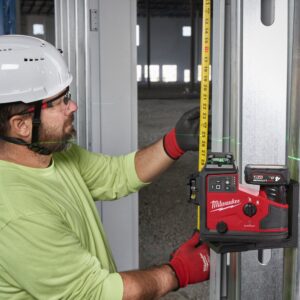 Milwaukee M12 A3PLO-0C Avtomatsko nastavljiv 360° zeleni laser