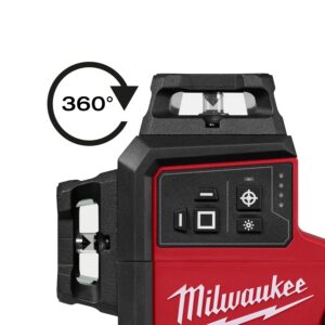 Milwaukee M12 A3PLO-401C Avtomatsko nastavljiv 360° zeleni laser