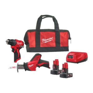 Milwaukee M12 BLPP2A-402B set brezkrtačnih orodij Milwaukee M12 BLPP2A-402B set brezkrtačnih orodij