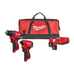 Milwaukee M12 BLPP2D-202B set brezkrtačnih orodij Milwaukee M12 BLPP2D-202B set brezkrtačnih orodij