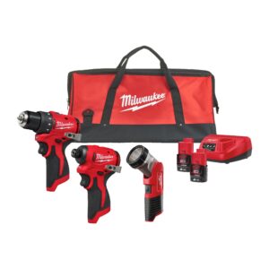 Milwaukee M12 BLPP3A-202B set brezkrtačnih orodij Milwaukee M12 BLPP3A-202B set brezkrtačnih orodij