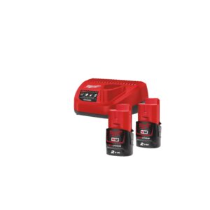 Milwaukee M12 NRG-202 Set 2x akumulator in polnilnik M12