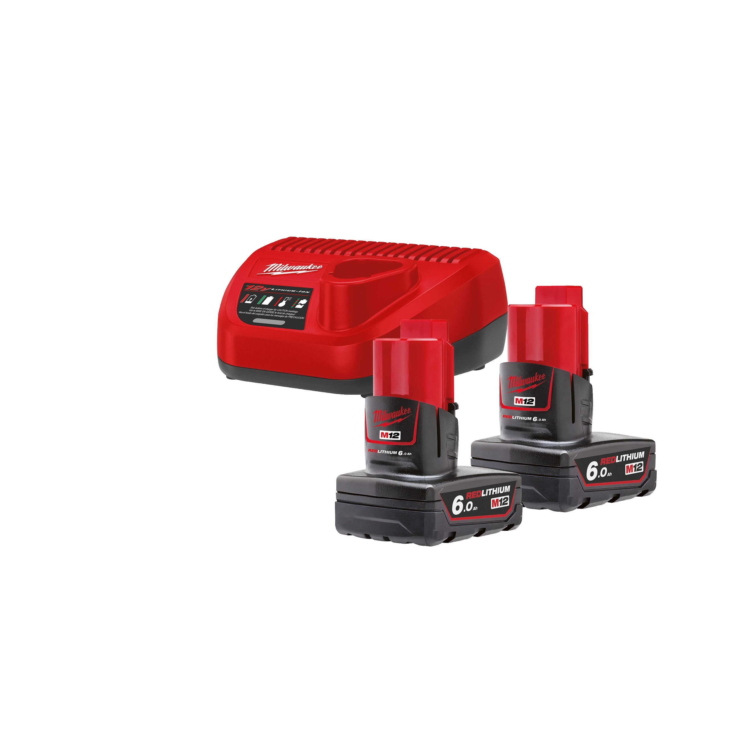 Milwaukee M12 NRG-602 set baterij
