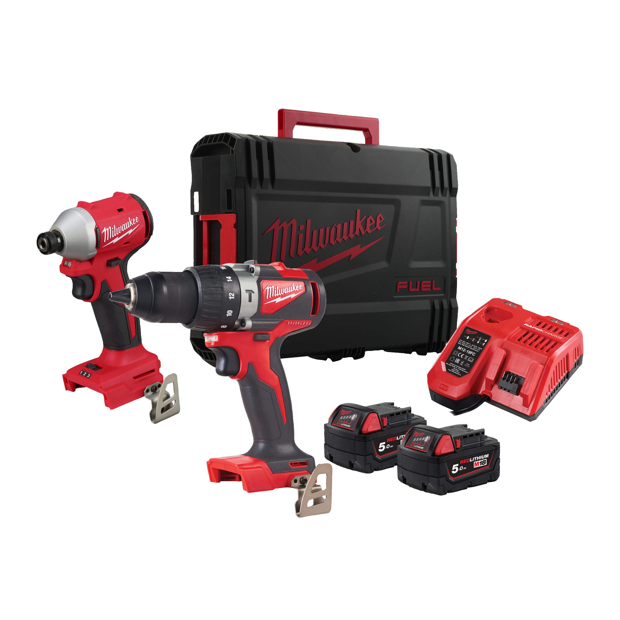 Milwaukee M18 BLPP2A3-502X set brezkrtačnega orodja