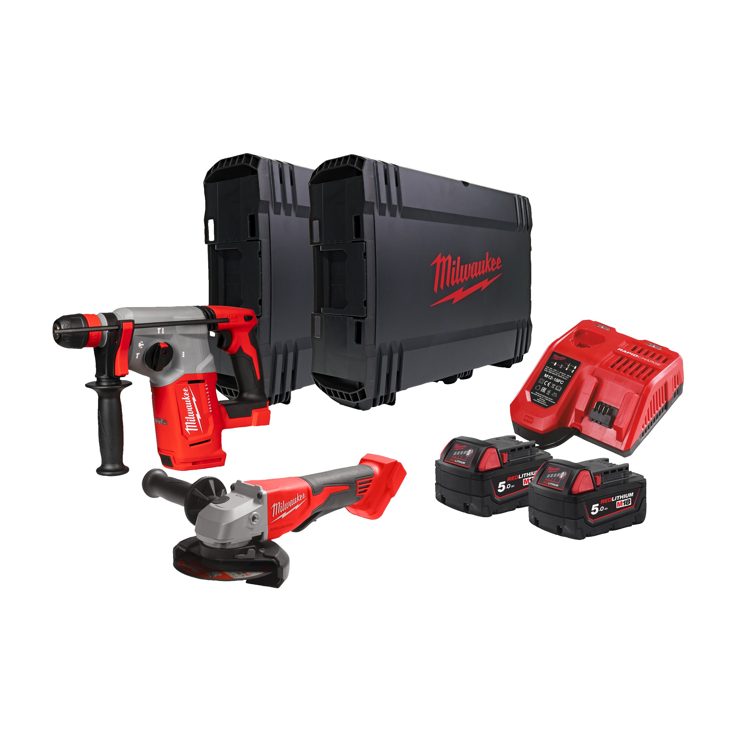 Milwaukee M18 BLPP2G-502X set brezkrtačnega orodja