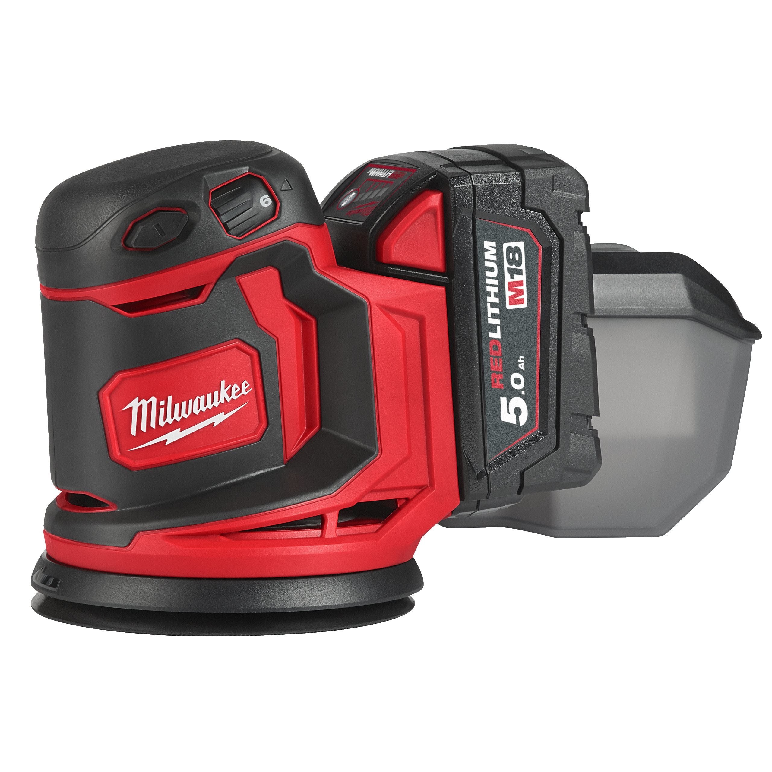 Milwaukee M18 BOS125-502B Akumulatorski ekscentrični brusilnik