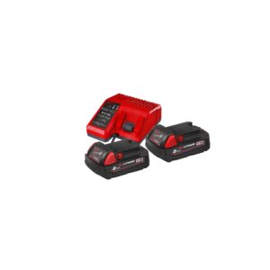Milwaukee M18 NRG-202 Set 2x akumulator in polnilnik M18