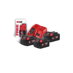 Milwaukee M18 NRG-503 Set baterij Milwaukee M18 NRG-503 Set baterij
