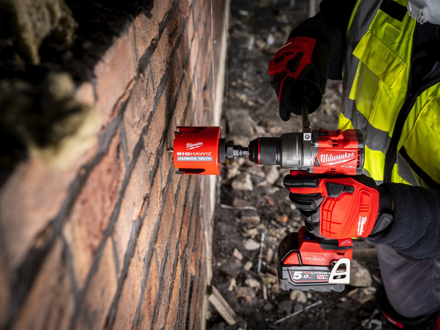 Milwaukee M18 ONEPP2A3-502X set akumulatorskega orodja