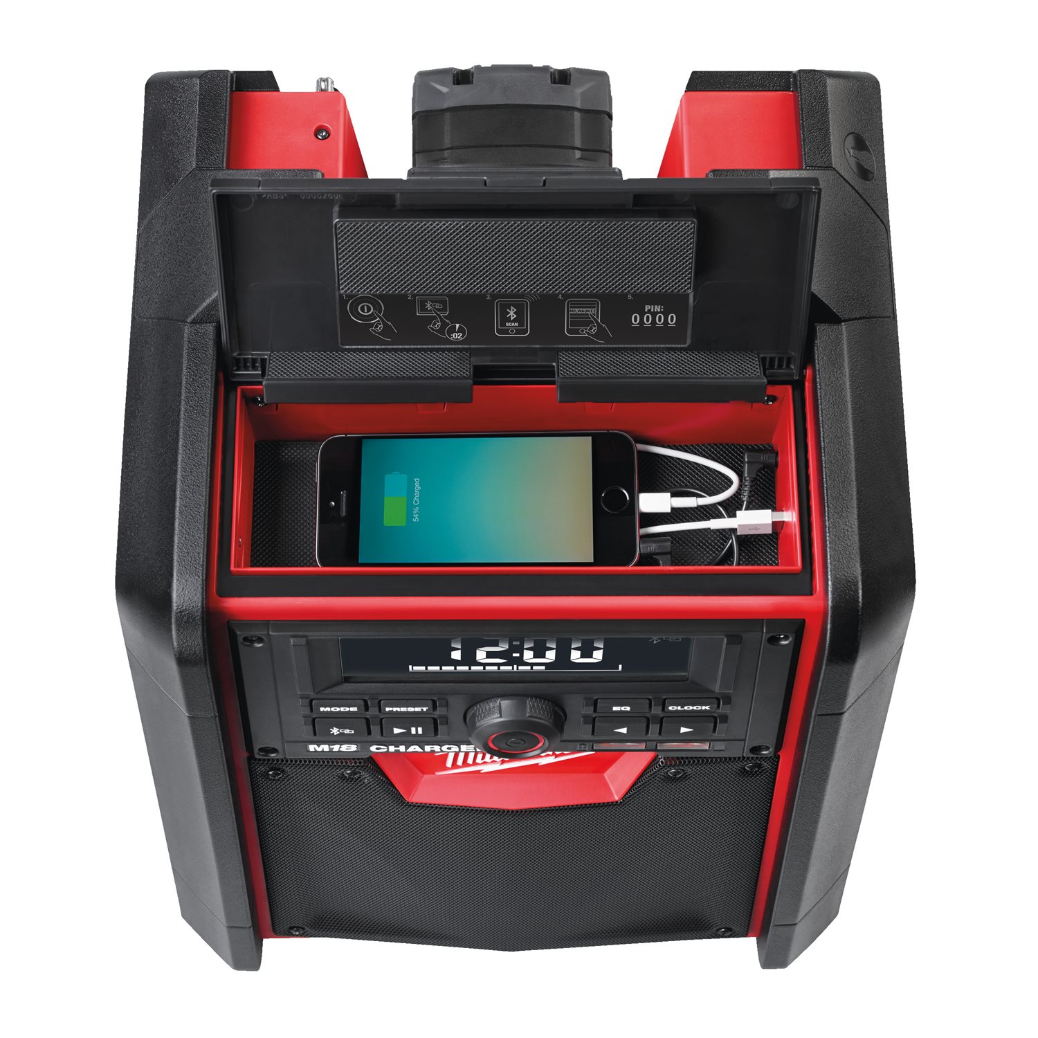 Milwaukee M18 RC-0 Radio-polnilnik M18 baterij, tablic in pametnih telefonov