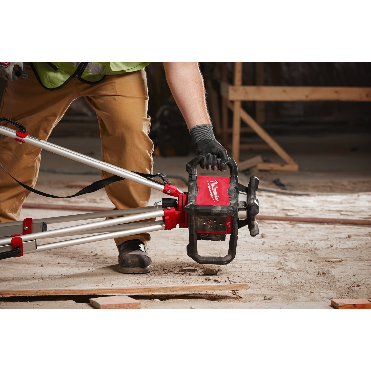 Milwaukee M18 RLOHVG300-501C Rotacijski laser zelen žarek