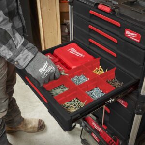Milwaukee PACKOUT Štiridelni predalnik