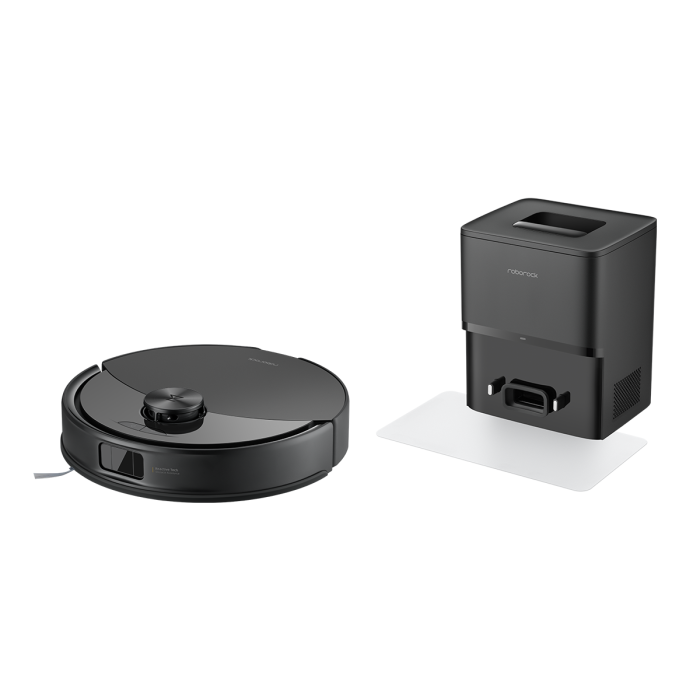 Roborock Q10 VF+ črn robotski sesalnik s samopraznilno postajo