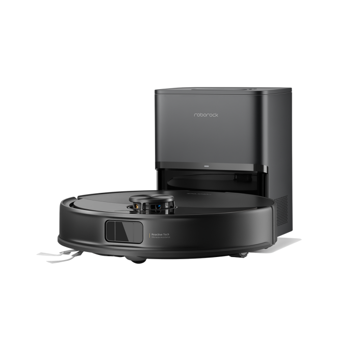 Roborock Q10 VF+ črn robotski sesalnik s samopraznilno postajo