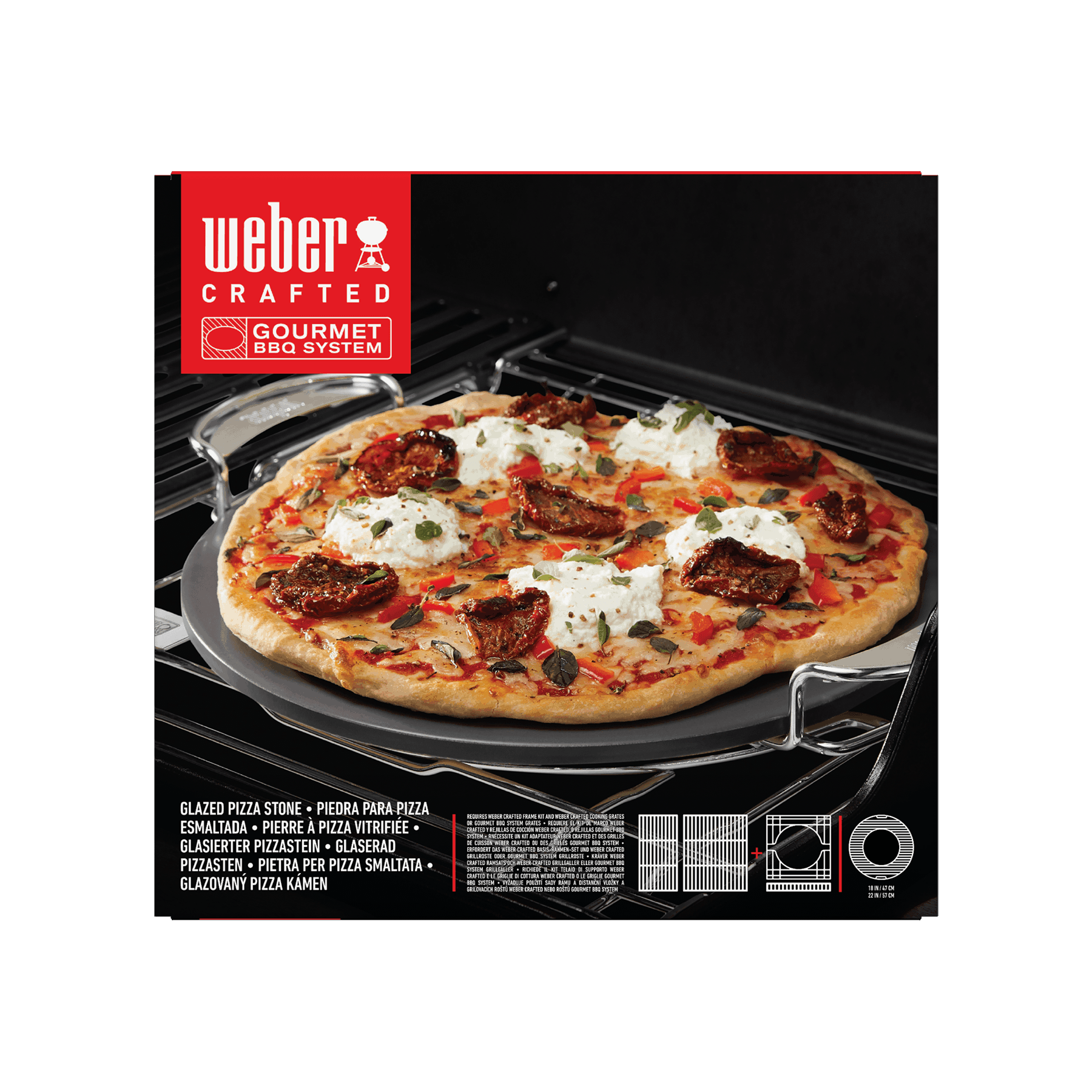 Weber Gourmet BBQ™ sistem - Kamen za peko pizze