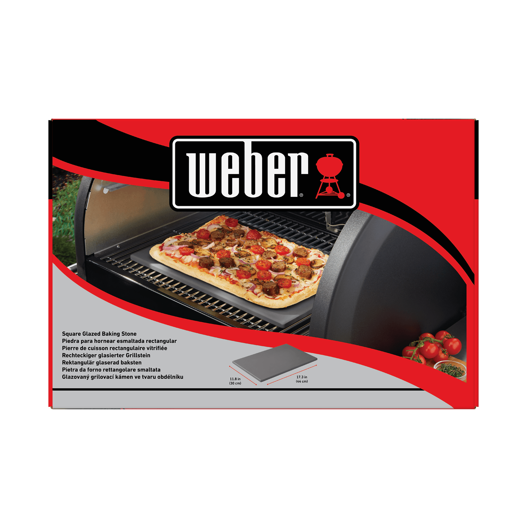 Weber Kamen za peko pizze, 44 x 30 cm