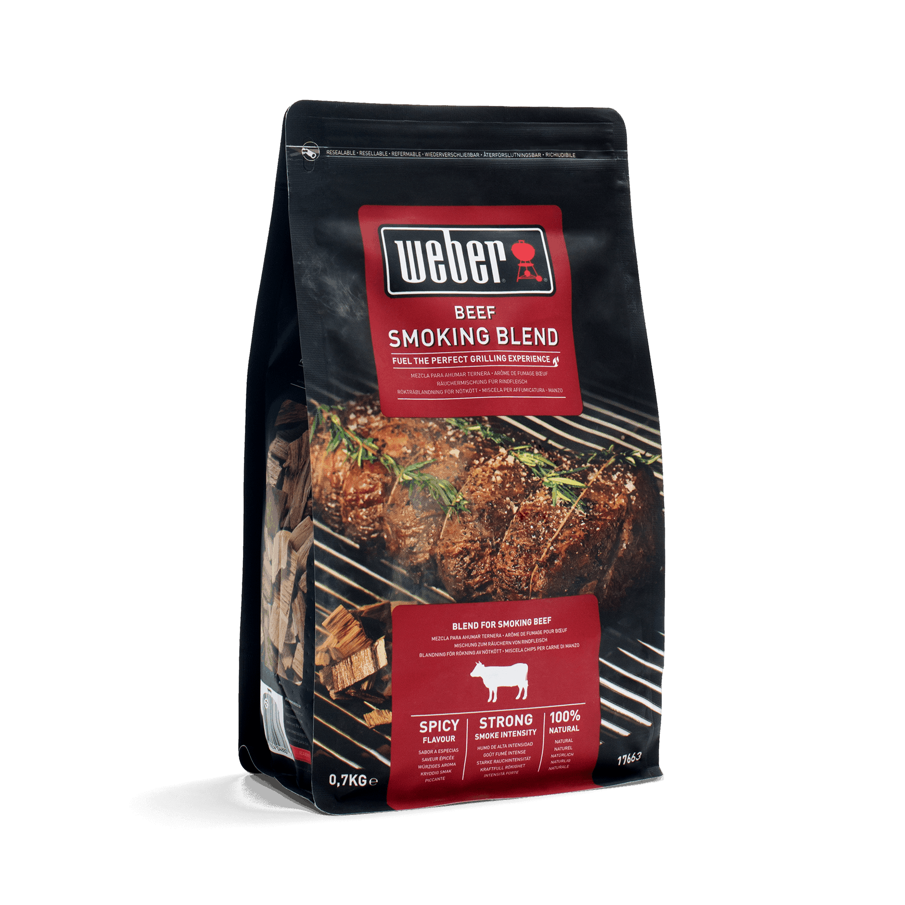 Weber Lesni sekanci 0,7 kg, mešanica za govedino